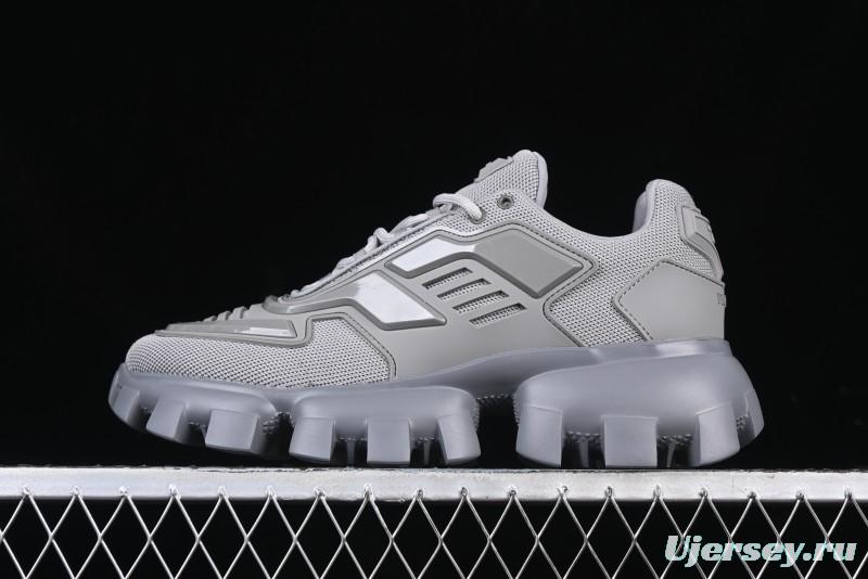 Prada Cloudbust Air Thunder Lifestyle Low-Top Sneakers with Anti-Slip and Wear-Resistant Design - 2EG293