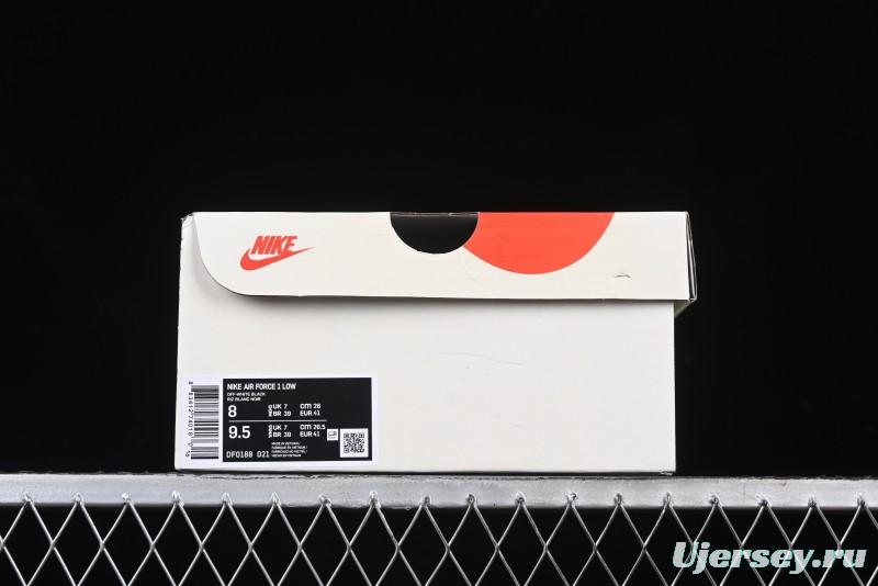 Nike Air Force 1 '07 Low Dior Collaboration - Grey Pattern Low-Top Casual Sneakers - DF0188-021