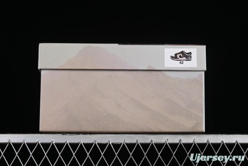 Nike Dunk Low Panda Prank Street Racing Electro Rust Distressed SB Strap Low-Top Casual Sneakers - DD1391-100