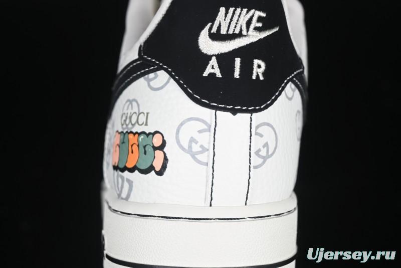 Nike Air Force 1 '07 Low Gucci Collaboration Classic Pattern Low-Top Casual Sneakers - CH6336-516