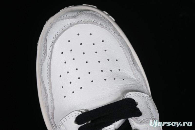 SMFK Comfortable Chunky Sole White Sneakers - T.D4