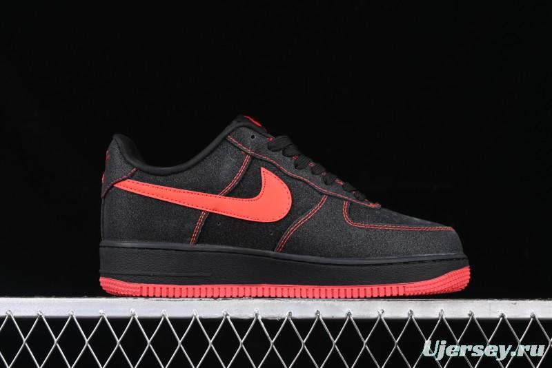 Nike Air Force 1 '07 Low Casual Sneakers in Heartbeat Orange with Full-Length Air Cushion - DF0188-015