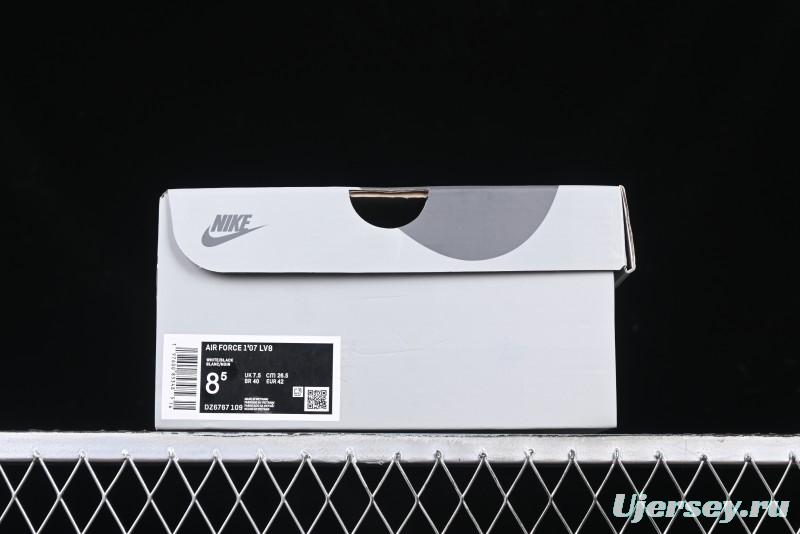Nike Air Force 1 '07 Low Custom Graffiti Broken Swoosh Casual Sneakers - DM0970-132