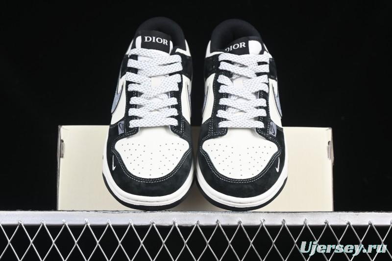 Nike SB Dunk Low Dior Collaboration Anniversary Edition Customized Low-Top Casual Sneakers - DJ2024-084