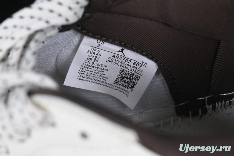 Nike Travis Scott x Fragment Design x Air Jordan 1 Low OG SP AJ1 Bape Collaboration Sneakers - AG3702-807