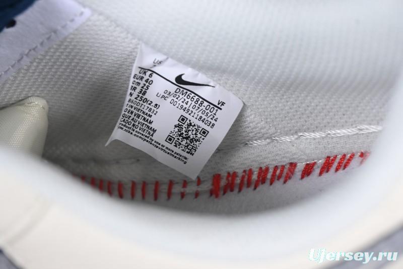 Nike Air Force 1 '07 Low The North Face Collaboration Off-White Blue Diamond Casual Sneakers - DM6688-001