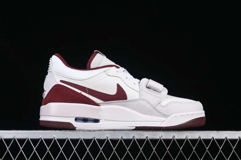 Nike Air Jordan Legacy AJ312 Low Top Sneakers with Velcro Strap and Triple Design - IB4712-161