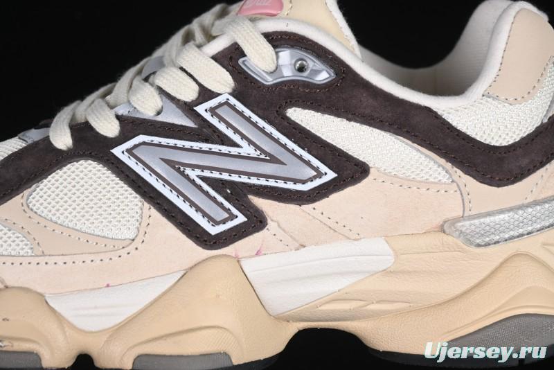 New Balance NB9060 Series Retro Casual Running Shoes with ABZORB Cushioning - U9060FLP