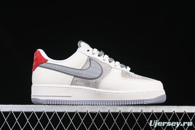 Nike Air Force 1 '07 Low The North Face x CDG Retro Casual Sneakers with Full-Length Air Cushion - DM6688-049