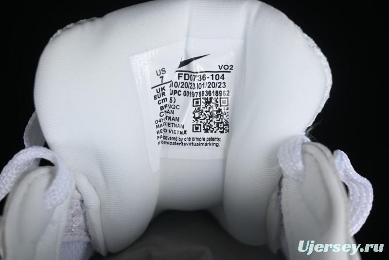 Nike V2K Runtekk 3XL Cushioned Anti-Slip Retro Low-Top Running Shoes - FD0736-104