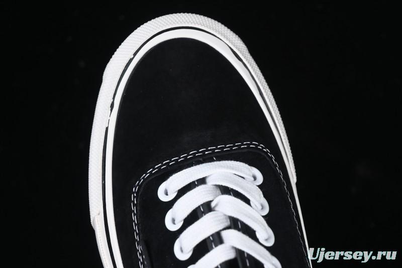 Kamiya Vulcanize Sneaker 23AW High-End Line Mihara Yasuhiro Dissolve Black White Suede Casual Low-Top Canvas Shoes - M.C3