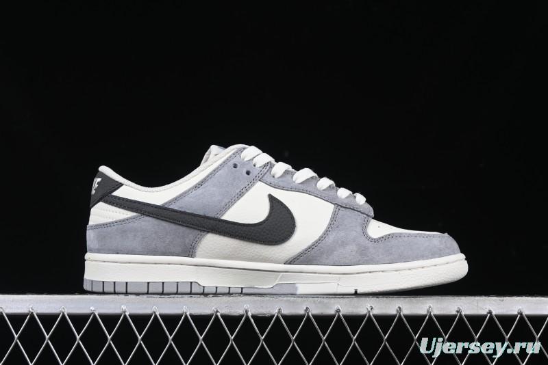 Nike SB Dunk Low The North Face Collaboration Beige Grey Double Swoosh Anniversary Custom Low-Top Casual Skate Shoes - DJ2024-067