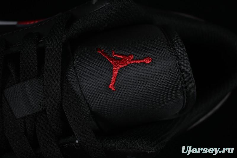 Nike Air Jordan 1 Low AJ1 Red Black Low Top Casual Sneakers - 553558-067