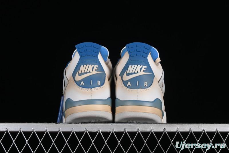 Nike Air Jordan 4 Retro Basketball Shoes Blastoise Collaboration - 308797-105