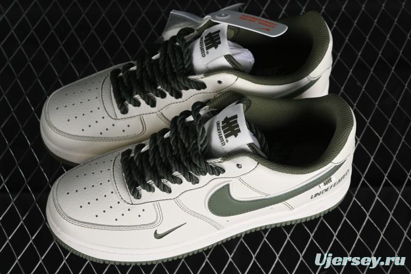 Nike Undefeated x Air Force 1'07 Low Military Green Hemp Rope Casual Sneakers - UT2023-202