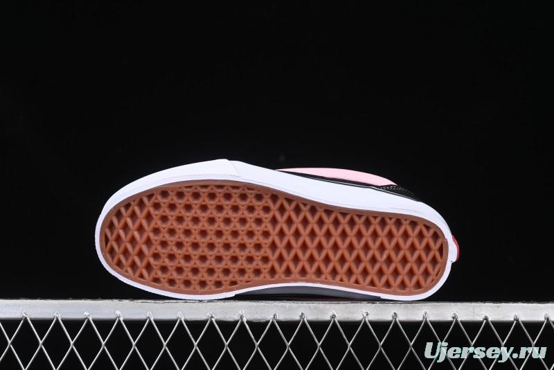 Vans Knu Skool Black Pink Color Comfortable Fashion Anti-Slip Wear-Resistant Low-Top Casual Skate Shoes - VN0009QCB9P