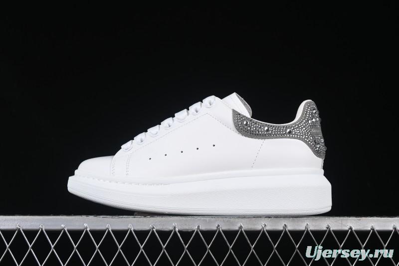 Alexander McQueen Oversized Sneakers with White Rhinestones - D.E5