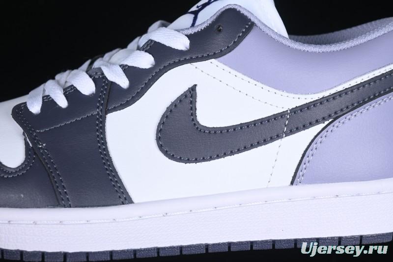 Nike Air Jordan 1 Low AJ1 Haze Purple Casual Lifestyle Sneakers - 553558-145