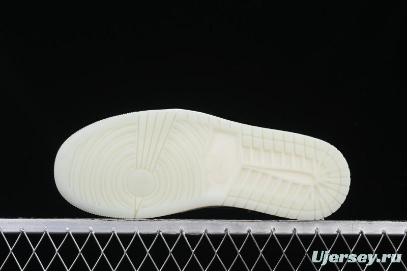 Nike Air Jordan 1 Low OG CNY AJ1 Snake Year Limited Silver Snake Low-Top Retro Basketball Shoes - HF3144-100