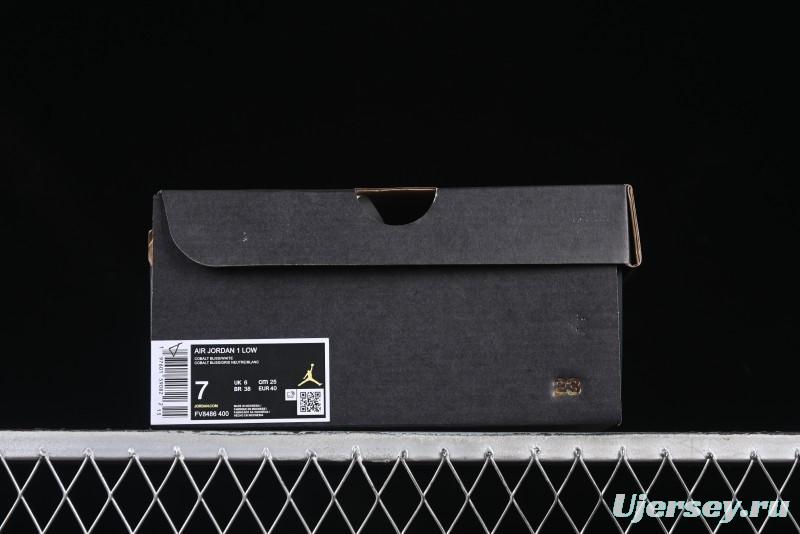 Nike Air Jordan 1 Low Casual Sneakers in Light Blue - FV8486-400