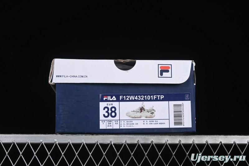 Fila Fusion Retro Mars Running Shoes with Lace-Up Design and Cushioned EVA Midsole - F12W432101FTP