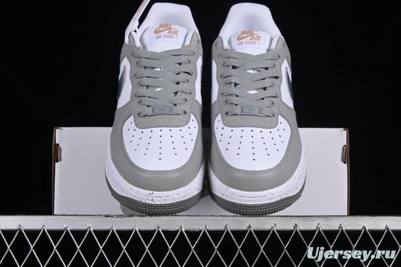 Nike Air Force 1'07 Low Grey Silver Splatter Casual Sneakers - MK5639-889