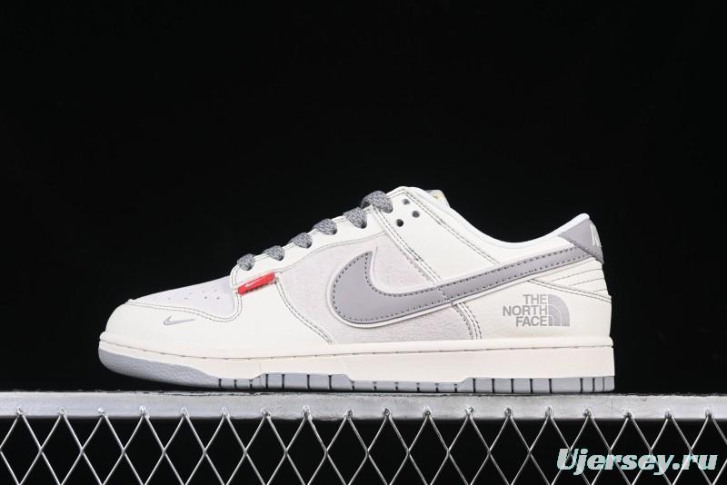 Nike SB Dunk Low The North Face Collaboration Anniversary High-End Custom Low-Top Casual Skate Shoes - BB7518-015
