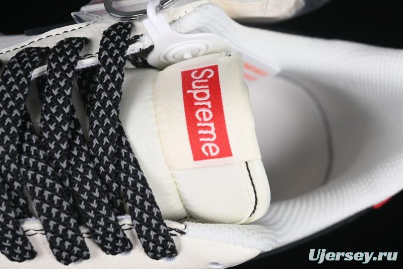 Nike Air Force 1 '07 Low Supreme Collaboration Casual Sneakers in Beige Black Red - BB7518-019