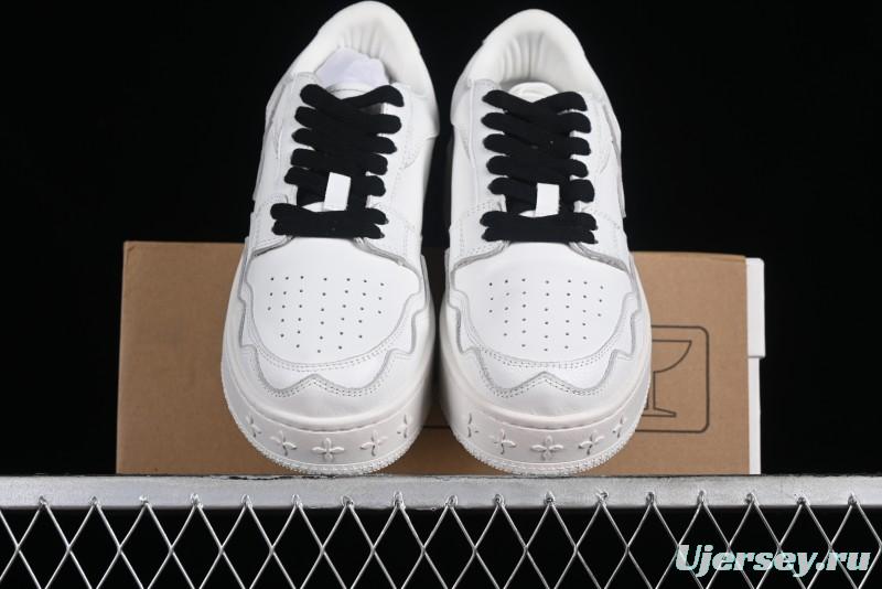 SMFK Comfortable Chunky Sole White Sneakers - T.D4