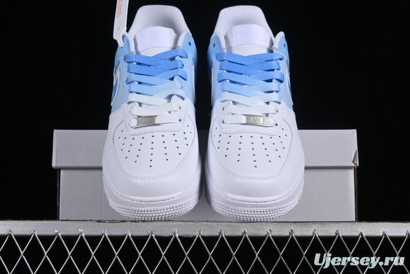 Nike Air Force 1 '07 Low Triple Color Gradient Minimalist Hand-Drawn Casual Sneakers - CW2288-951