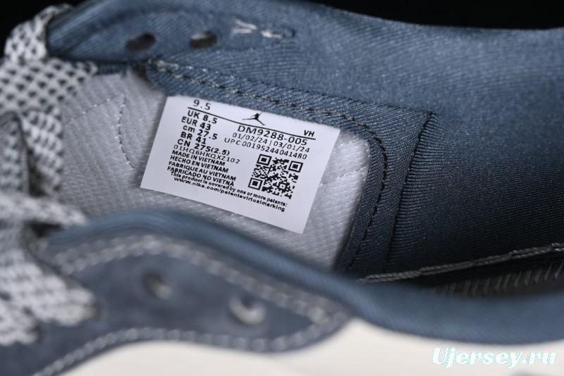 Nike Travis Scott x Fragment Design x Air Jordan 1 Low OG SP AJ1 CDG White Grey Low Top Casual Sneakers - DM9288-005