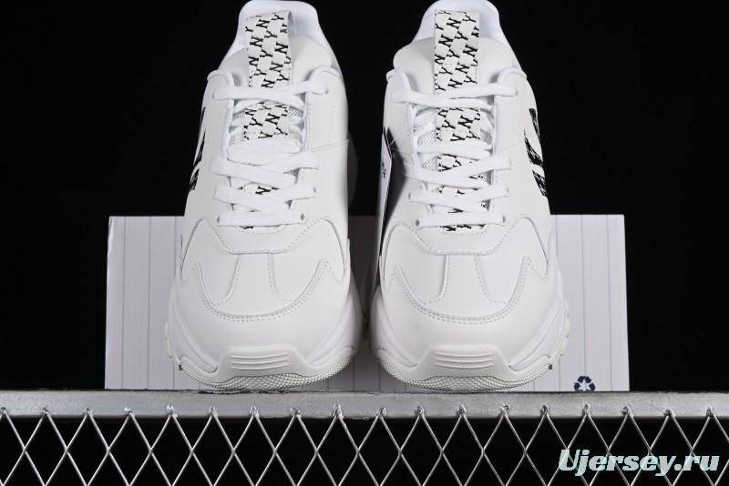 MLB Bigball Chunky Mono New York Yankees Thick Sole Casual Sneakers - 32SHCM01150W