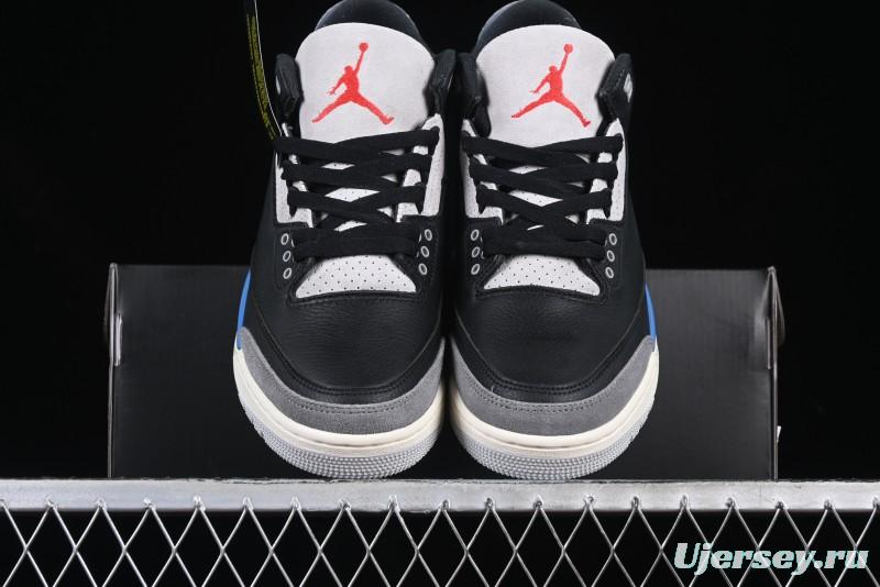 Nike Air Jordan 3 OG "Rare Air" Retro Basketball Shoes with Reverse Swoosh Design - IB8967-004