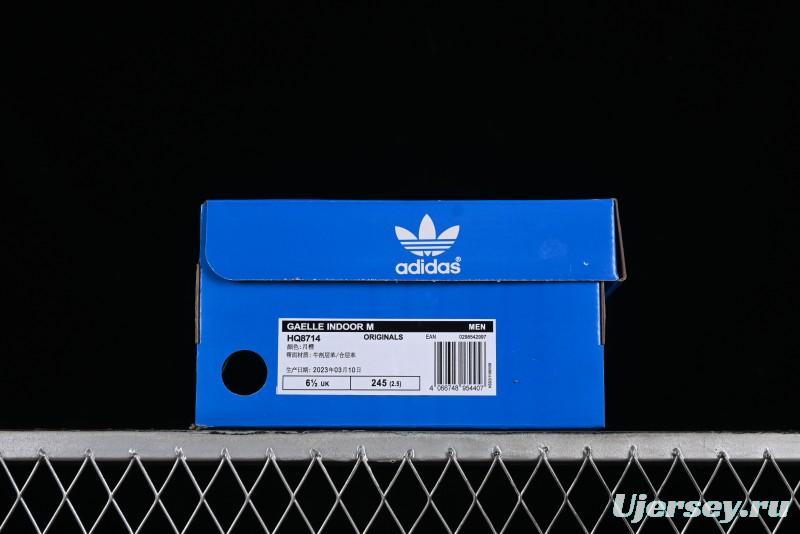 Adidas Originals Gazelle Indoor HQ8714 Retro Casual Slip-Resistant Wear-Resistant Low-Top Sneakers
