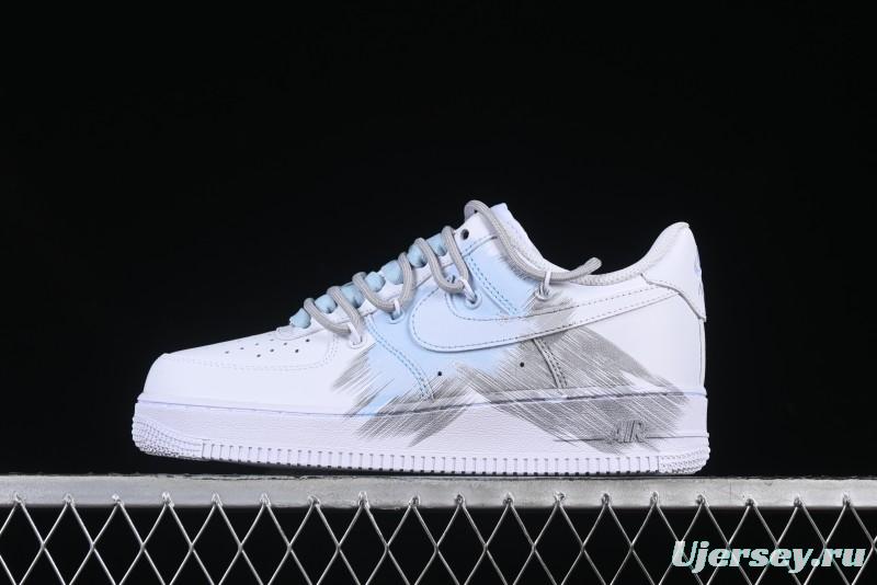 Nike Air Force 1 '07 Low Blue Storm Casual Sneakers - YY2024-626