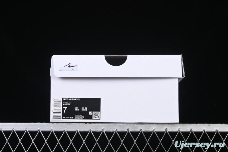 Nike Air Force 1 '07 Low Ivory White Casual Sneakers with Full-Length Air Cushion - FA2407-101
