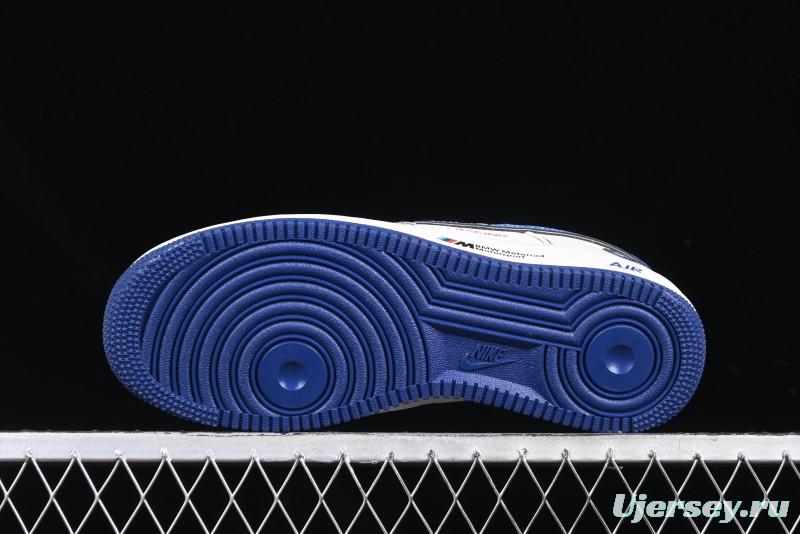 Nike Air Force 1 '07 Low BMW Collaboration Sky Blue White Low-Top Casual Sneakers - DM6688-017