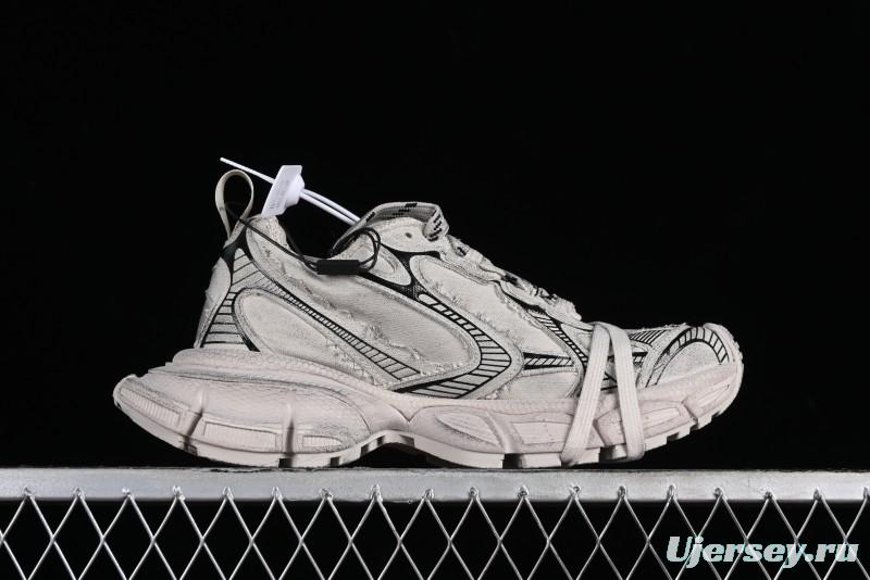 Balenciaga Phantom Sneaker 10th Generation Trend Running Shoes with Transparent Heel Strap - W3XDC2002