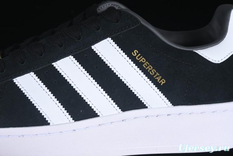 Adidas Originals Superstar XLG Casual Sneakers with Gold Logo Shell Toe and Thick Sole - ID4657