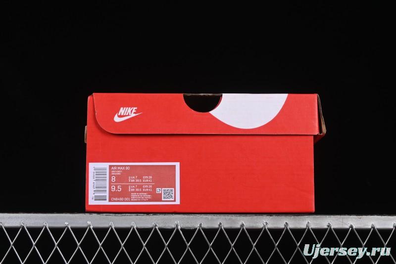 Nike Air Max 90 Retro Running Shoes with Air Cushion - CN8490-001