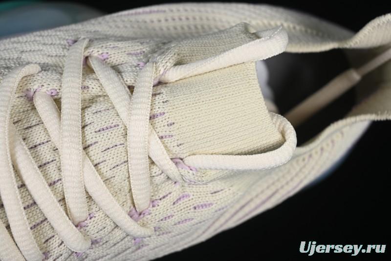 Grounds Big Bubble High Platform Sneakers in Cream Lilac - AJE5