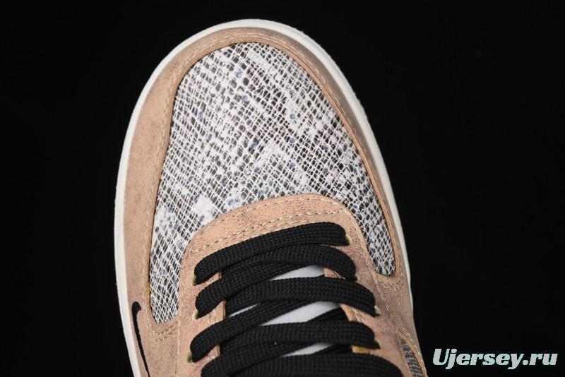 Nike Air Force 1'07 Low The North Face Collaboration - Mesh Brown Low-Top Casual Sneakers - KK1988-031