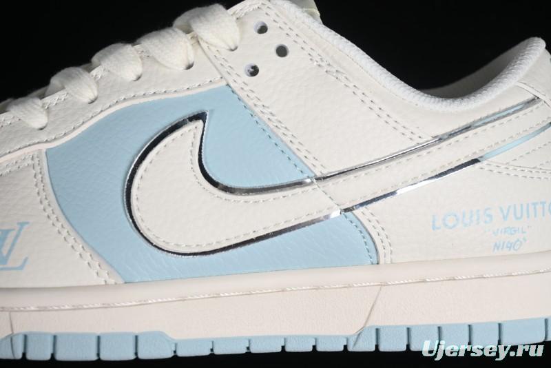 Nike SB Dunk Low LV Collaboration Anniversary Edition Premium Custom Low-Top Casual Sneakers - BB8766-209