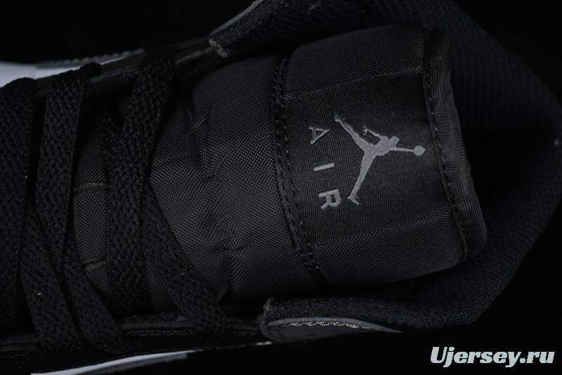 Nike Air Jordan 1 Mid AJ1 White Black Gray Culture Leisure Sneakers - DQ8426-001