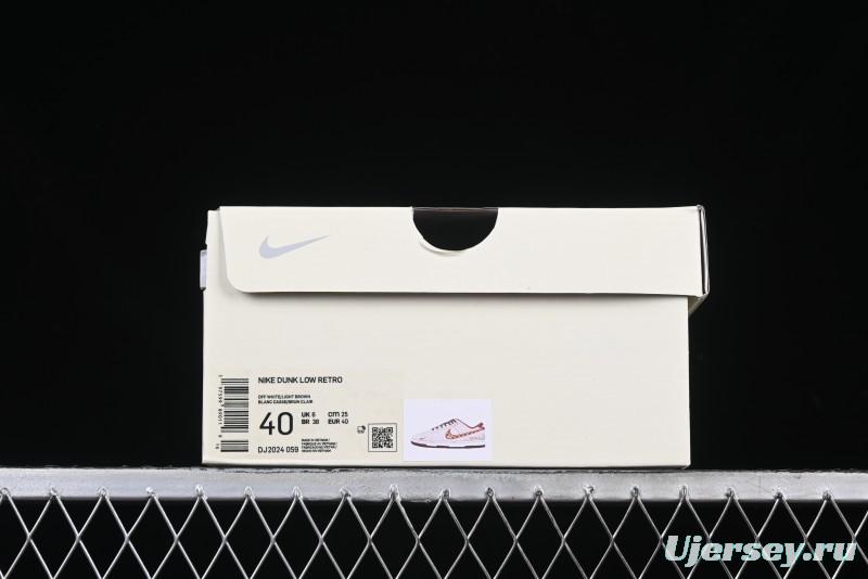 Nike SB Dunk Low Gucci Collaboration Monogram Beige Brown Swoosh Anniversary Custom Low-Top Casual Skate Shoes - DJ2024-059