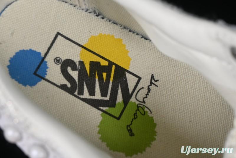 Vans Skool Ext Pearl White Low-Top Casual Skate Shoes - VN000EEMQC5