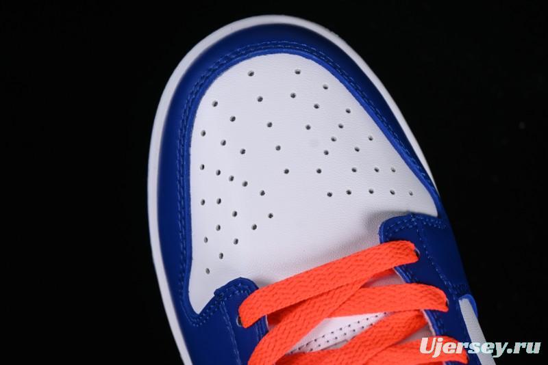 Nike Dunk Low SB Casual Skate Shoes in White Blue Red - CW1590-104