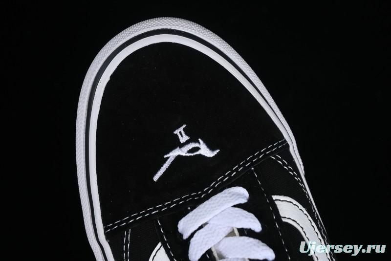 Vans Buzz Old Skool Peace Dove Classic Canvas Patchwork Low-Top Skate Shoes - VN000CR5BPB