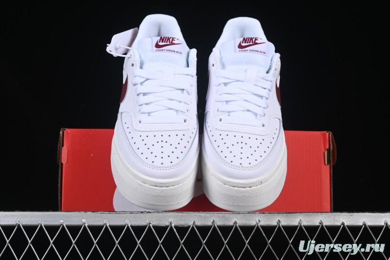 Nike Court Vision Alta Casual Sneakers with Thick Sole for Campus Wear - DZ5394-103