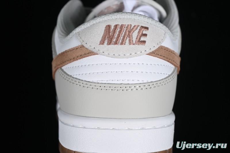 Nike Dunk Low SB Casual Sneakers in Phantom/Khaki Colorway - FJ4188-001